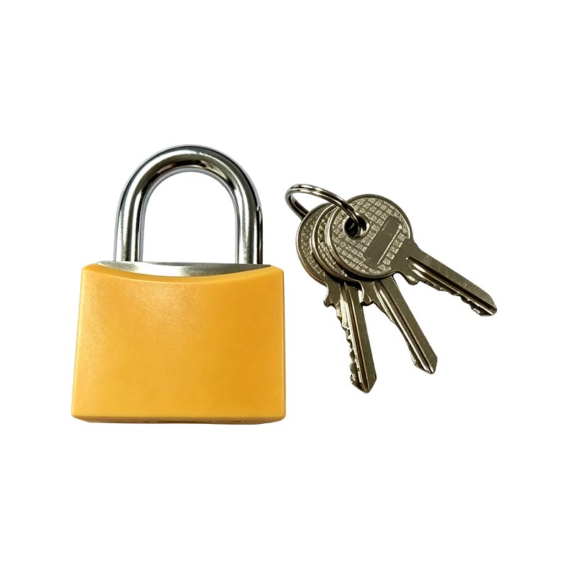 Lucchetto in alluminio ad arco con copertura in ABS