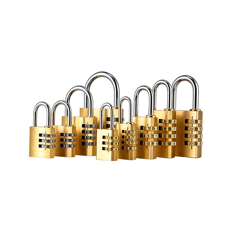 Lucchetto combinato in ottone 