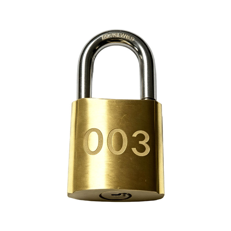 Lucchetto di sicurezza antincendio con arco standard in ottone massiccio (n. 003, certificato AS4428.17)